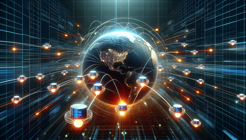 Illustration of content delivery network (CDN) usage for Shopify speed optimization